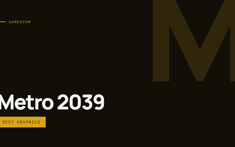 AI-ілюстрація: Metro 2039 — Gamescom Best Graphics.