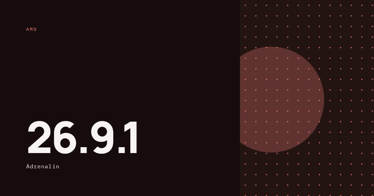 AI-ілюстрація: AMD Adrenalin 26.9.1.